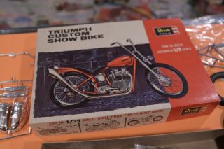 Revell Triumph Drag Bike or Motorcycle parts 6