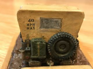 Built 1/35 Willies Jeep with Covered Trailer 34th ID Italy 8