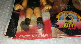 WWF Series 1 1990 Hasbro Andre The Giant Blue Card Figure rare U.  S.  A.  Titan 5