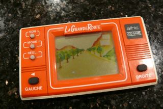 Altic La Grande Route Vintage Electronic Handheld Lcd Video Game & Watch ✨rare✨