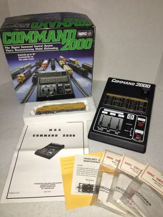 Mrc Command 2000 Railroad Digital Control System,  Ho Union Pacific Train Engine