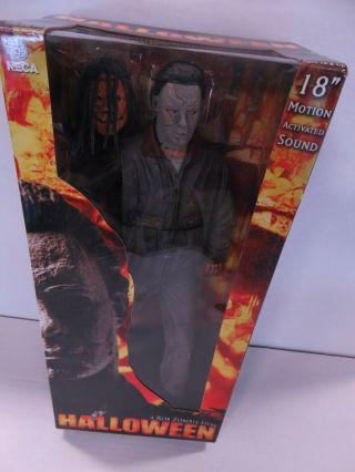 Halloween Michael Myers Deluxe 18 " Neca W/ Motion Activated Sound Rob Zombie