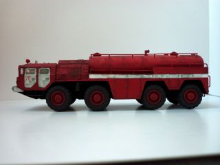 1/72 A&a Models 7201 Russian Firefighting Truck Aa - 60 Maz - 7310,  Build & Painted