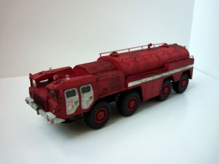 1/72 A&A Models 7201 Russian Firefighting truck AA - 60 MAZ - 7310,  Build & Painted 3