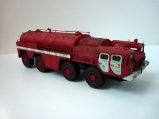 1/72 A&A Models 7201 Russian Firefighting truck AA - 60 MAZ - 7310,  Build & Painted 4