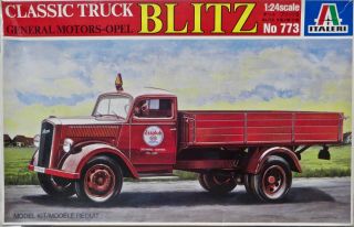 Opel Blitz - 1936 Classic Truck - Italeri - 1/24 Scale - 1985 Issue