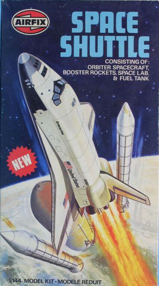 Airfix 1:144 Space Shuttle Plastic Model Kit 09172 - 1u