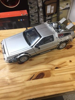 13.  5 inch 1982 Delorean Back to the Future Time Machine Car Sounds & Lights up 2