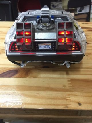 13.  5 inch 1982 Delorean Back to the Future Time Machine Car Sounds & Lights up 5
