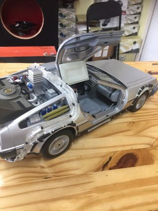 13.  5 inch 1982 Delorean Back to the Future Time Machine Car Sounds & Lights up 6