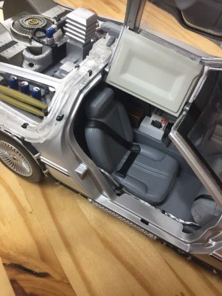 13.  5 inch 1982 Delorean Back to the Future Time Machine Car Sounds & Lights up 7