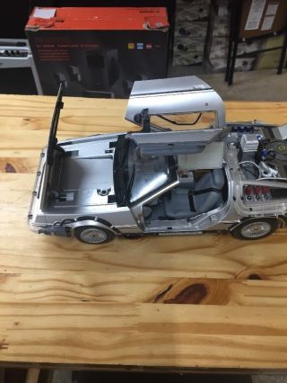13.  5 inch 1982 Delorean Back to the Future Time Machine Car Sounds & Lights up 8