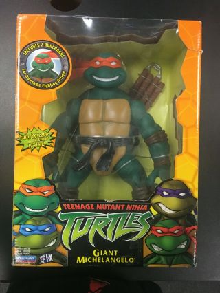 Playmates Teenage Mutant Ninja Turtles Giant Michelangelo 2002