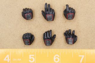 1/12 Scale Toy - Marvels - Blade - Gloved Hand Set Type 2 (x6) 3