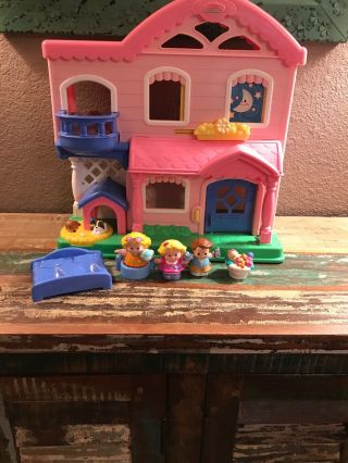 Fisher Price Little People Happy Sounds Home Pink House