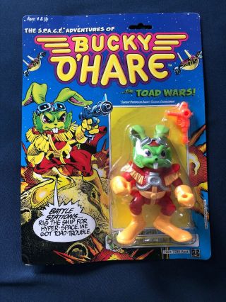 1990 Hasbro Space Adventures Bucky O’hare Toad Wars Action Figure