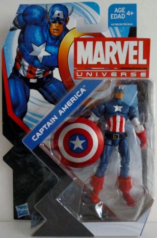 Captain America Marvel Universe 4 " Inch Action Figure 4 Series 5 2013