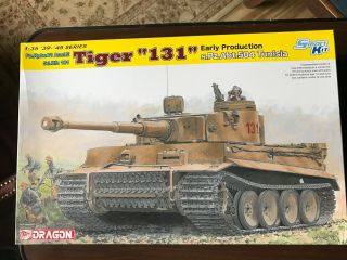 Dragon 1/35 Wwii German Tiger 131 Without Rubber Tracks Kit 6820