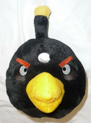 Commonwealth Angry Birds Black Bomb 7 " Plush