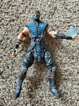 2015 Mezco Mortal Kombat X Sub Zero 12 " Inch Action Figure No Box
