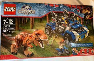 Lego Jurassic World Park T.  Rex Tracker Set 75918 T - Rex Tyrannosaurus Rex