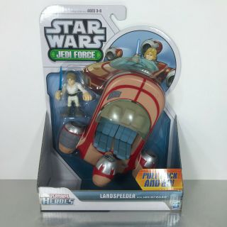 Playskool Star Wars Galactic Heroes Jedi Force Luke & Landspeeder 2 - Pack Box