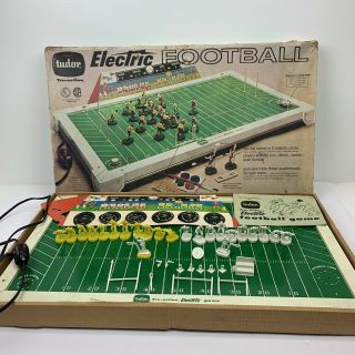 Vintage 1962 Tudor Tru Action Electric Nfl Football Game Vibrates Model No.  500