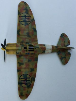 1/72 Professionally Built,  Painted,  Weathered Wwii Italian Fighter Plane Model