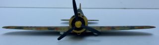 1/72 Professionally Built,  Painted,  Weathered WWII Italian Fighter Plane Model 3