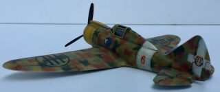1/72 Professionally Built,  Painted,  Weathered WWII Italian Fighter Plane Model 6
