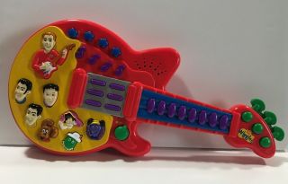 The Wiggles 2003 Red Sing & Dance Toy Guitar Musical Instrument Toy