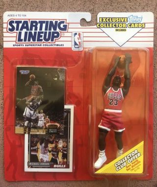 1993 Starting Lineup Slu Michael Jordan Chicago Bulls - Final Piece Bv=$125