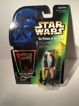 1996 Star Wars 1996 The Power Of The Force Rebel Fleet Trooper Green