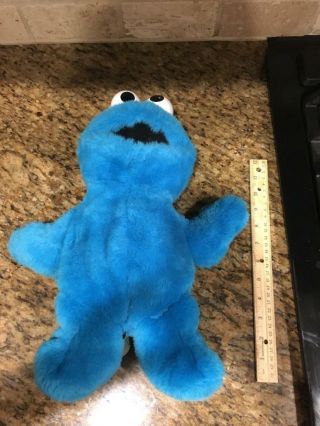 Tickle Me Cookie Monster Doll 14 " 1997 Tyco Plush Jim Henson Sesame Street 33069