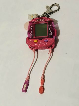 Hasbro 2005 Littlest Pet Shop Pink Cat Digital Virtual Pocket Game Tamagotchi