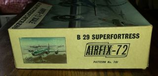 Airfix 1/72 Boeing B - 29 Superfortress.  1st issue 1966. 4