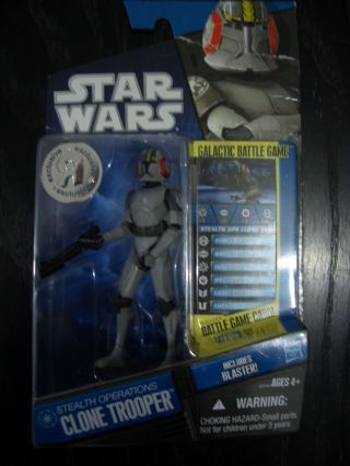 Star Wars The Clone Wars Ultra Rare Usa Toys R Us Exclusive Commander Blackout.