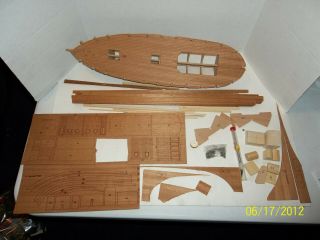 Billing Boat Krabbenkutter Made in Denmark Wooden Model Kit X12 2