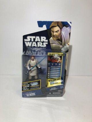 Star Wars The Clone Wars Obi - Wan Kenobi Cw40 2010 In Package Nip