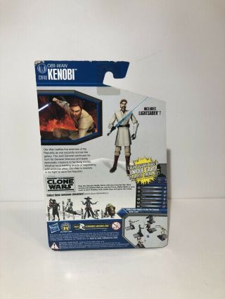 Star Wars The Clone Wars Obi - Wan Kenobi CW40 2010 In Package NIP 2