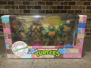 1992 Playmates Teenage Mutant Ninja Turtles Tmnt Special Collectors 4 Pack
