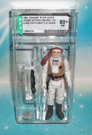 Star Wars Vintage 1980 Esb Hoth Battle Gear Luke Skywalker Coo Hk Afa 80