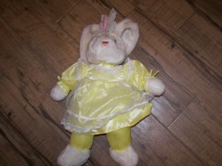 Dan Dee Collector ' s Choice Bunny Rabbit in Yellow Dress - 18 