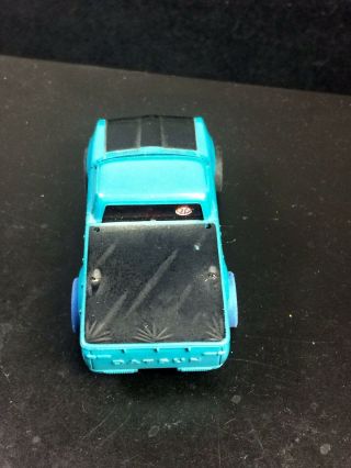 AURORA AFX TOMY NISSAN DATSUN PICK UP TRUCK BLUE Slot Car HO Running Chassis Use 2