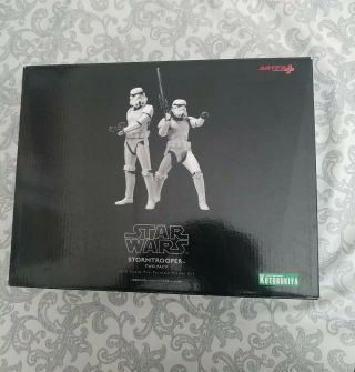 Kotobukiya Artfx Star Wars Stormtrooper Two Pack 1:10 Scale Model Kit