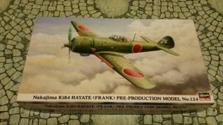 Hasegawa 1/48 Nakajima Ki - 84 Hayate (frank) Pre - Production Model No.  124