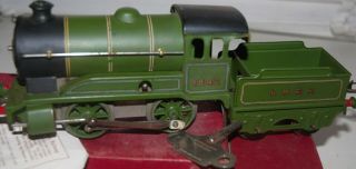 Hornby O Gauge Type 501 Loco And Tender In Lner Green Livery Boxed