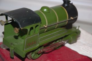 HORNBY O GAUGE TYPE 501 LOCO AND TENDER IN LNER GREEN LIVERY BOXED 8