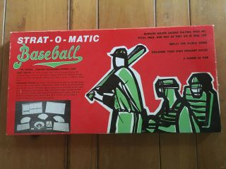 Strat O Matic Baseball 1976 Board Game -
