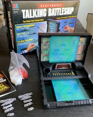 1989 Electronic Talking Battleship Milton Bradley 100 Complete